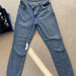 Abercrombie & Fitch High Rise Light Blue Jeans